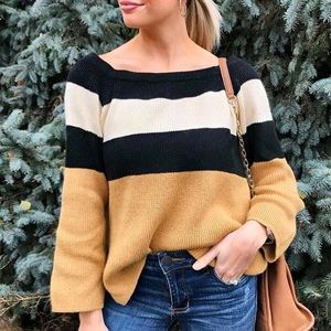 VICI SKYLAR + MADISON Knit Striped Sweater